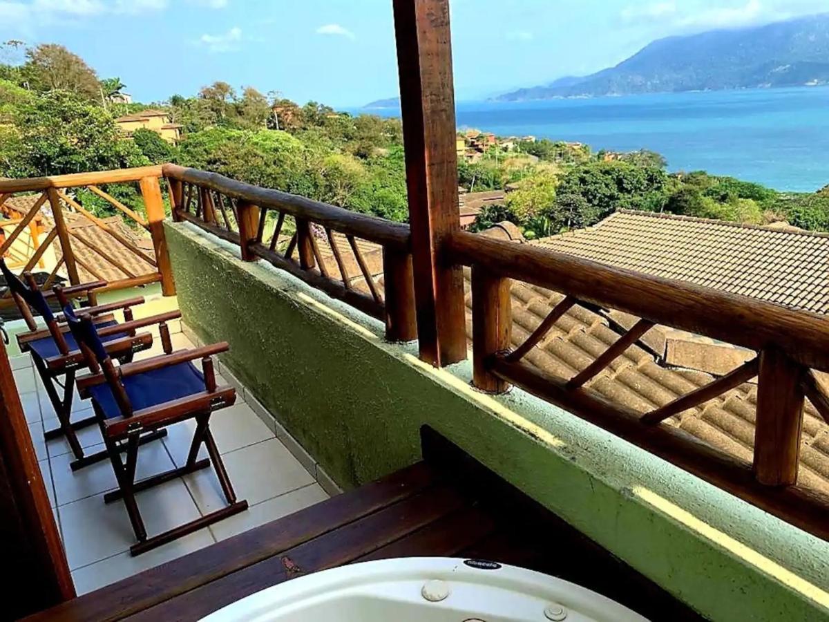 Residencia Em Condom, 1 Ou 2 Suites, Vista Para O Mar, Praia Do Curral, Ilhabela Buitenkant foto